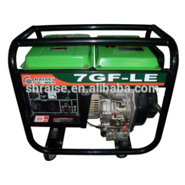 Hot-sale Household Portable silent cooper single-cylinder 4-stroke Diesel 6KVA Generator